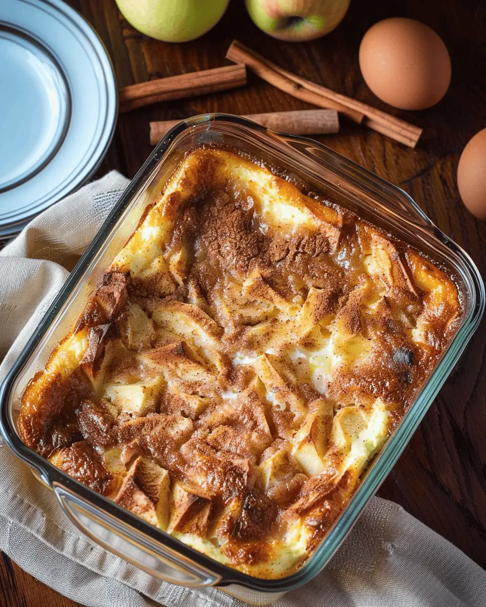 Apple Cinnamon Cottage Cheese Bake: The Best Comfort Dessert
