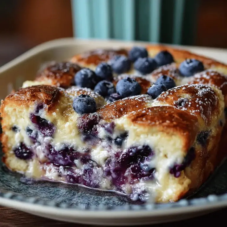 Blueberry Buttermilk Pancake Casserole