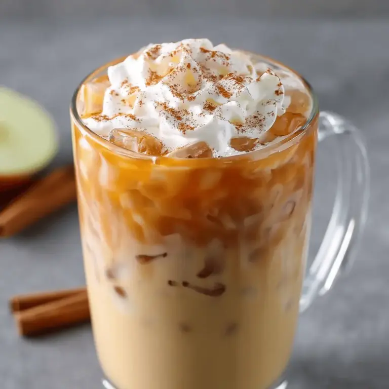 Caramel Apple Spice Iced Coffee Recipe