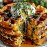Cheddar Jalapeño Cornbread Waffles