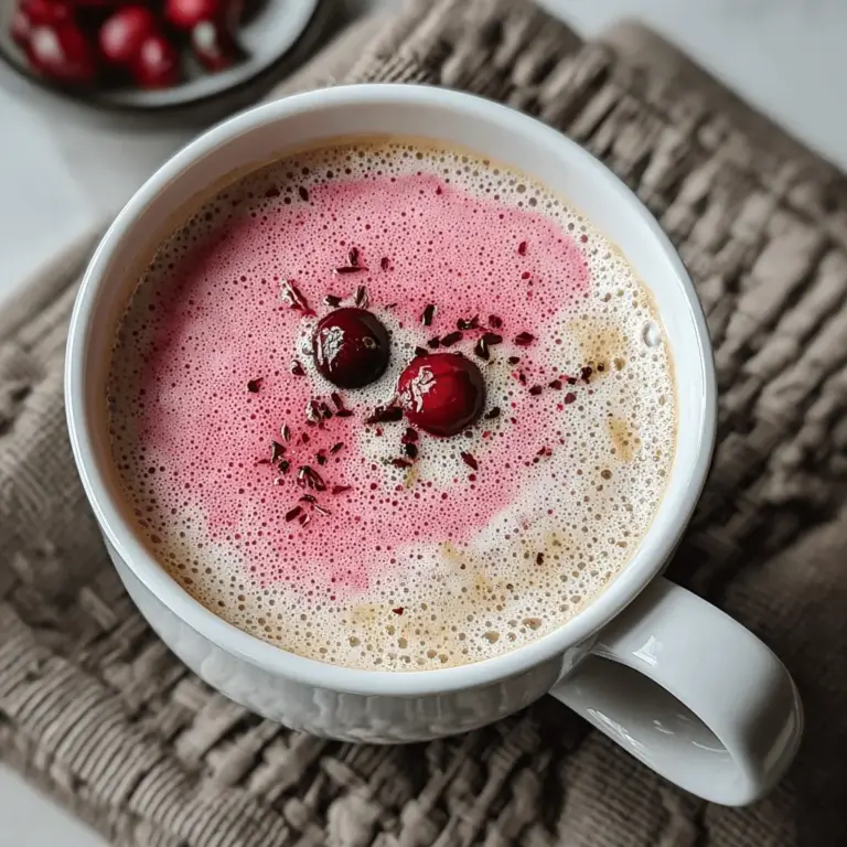 Cherry Vanilla Tea Latte