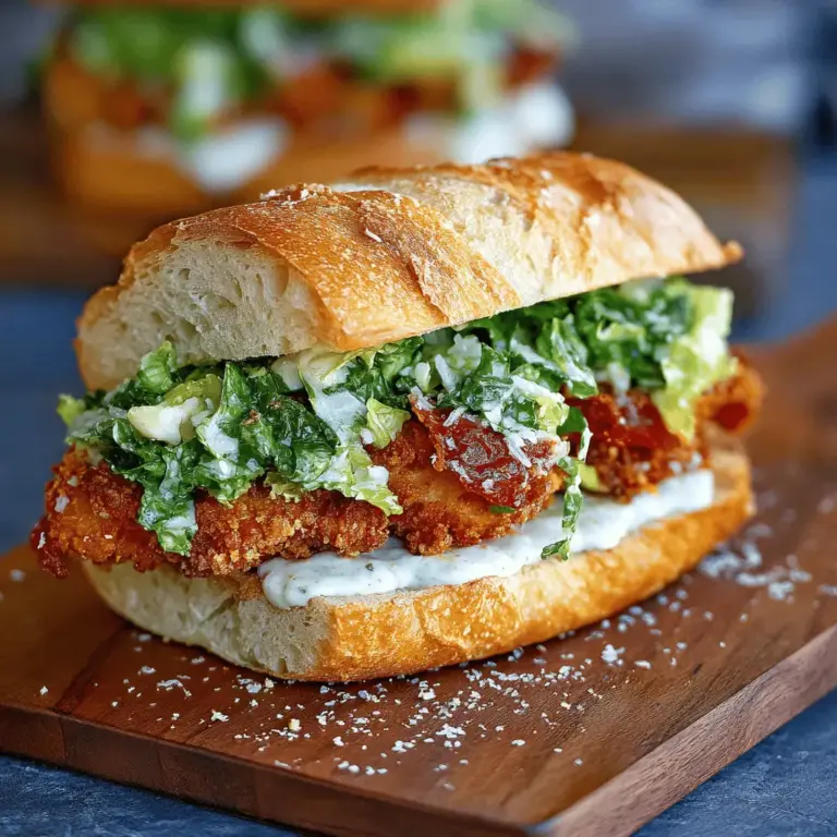 Crispy Chicken Caesar Sandwich