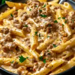 High Protein Creamy Beef Pasta Recipe for Quick Weeknight Dinners