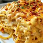 Irresistible Spicy Southern Cheesy Chicken Spaghetti Casserole