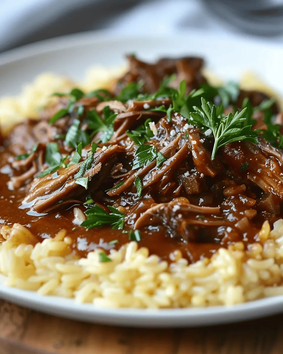 Italian Pot Roast & Parmesan Risotto: A Juicy Home-Cooked Delight