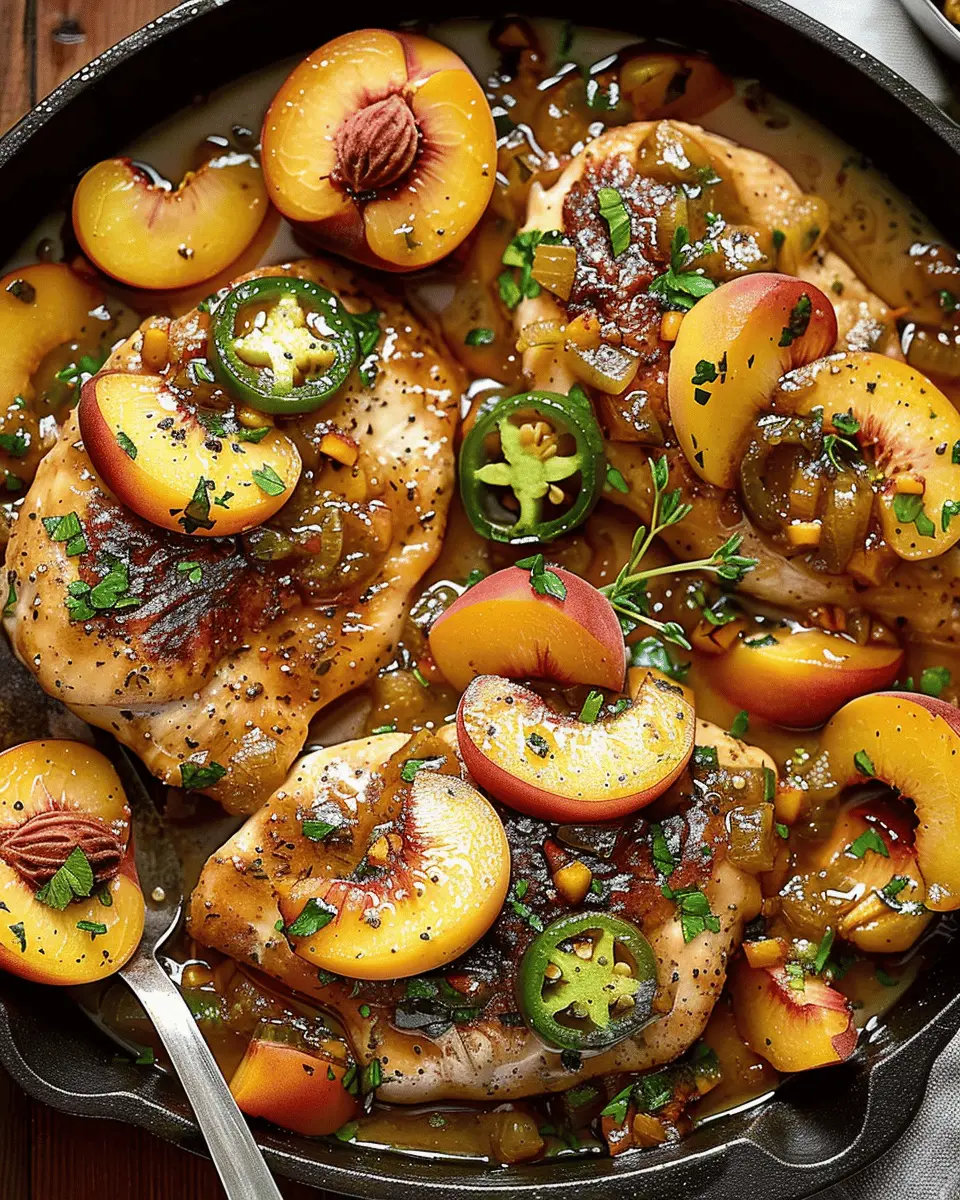 Jalapeno Peach Chicken: A Juicy Twist You’ll Love