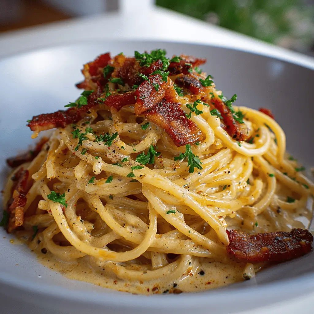 Miso Carbonara with Turkey Bacon: A Delicious Twist on Tradition