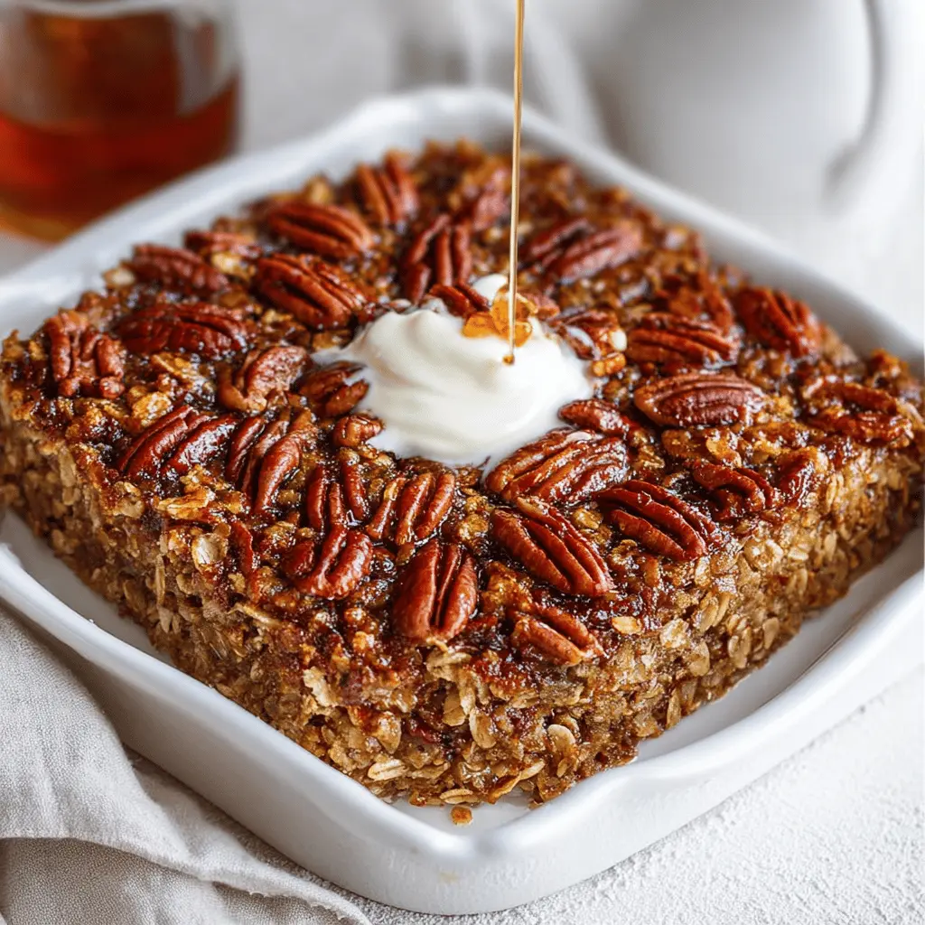 Pecan Pie Baked Oatmeal: The Best Indulgent Breakfast Treat