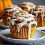Pumpkin Cinnamon Roll Muffins