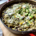 Salsa Verde Chicken & Rice Skillet