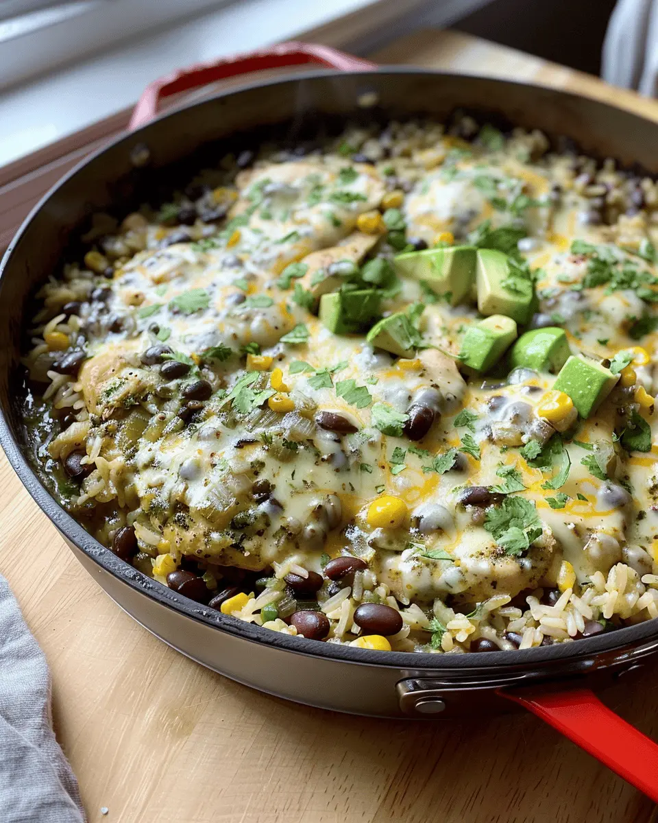Salsa Verde Chicken Skillet: Easy One-Pan Dinner Delight