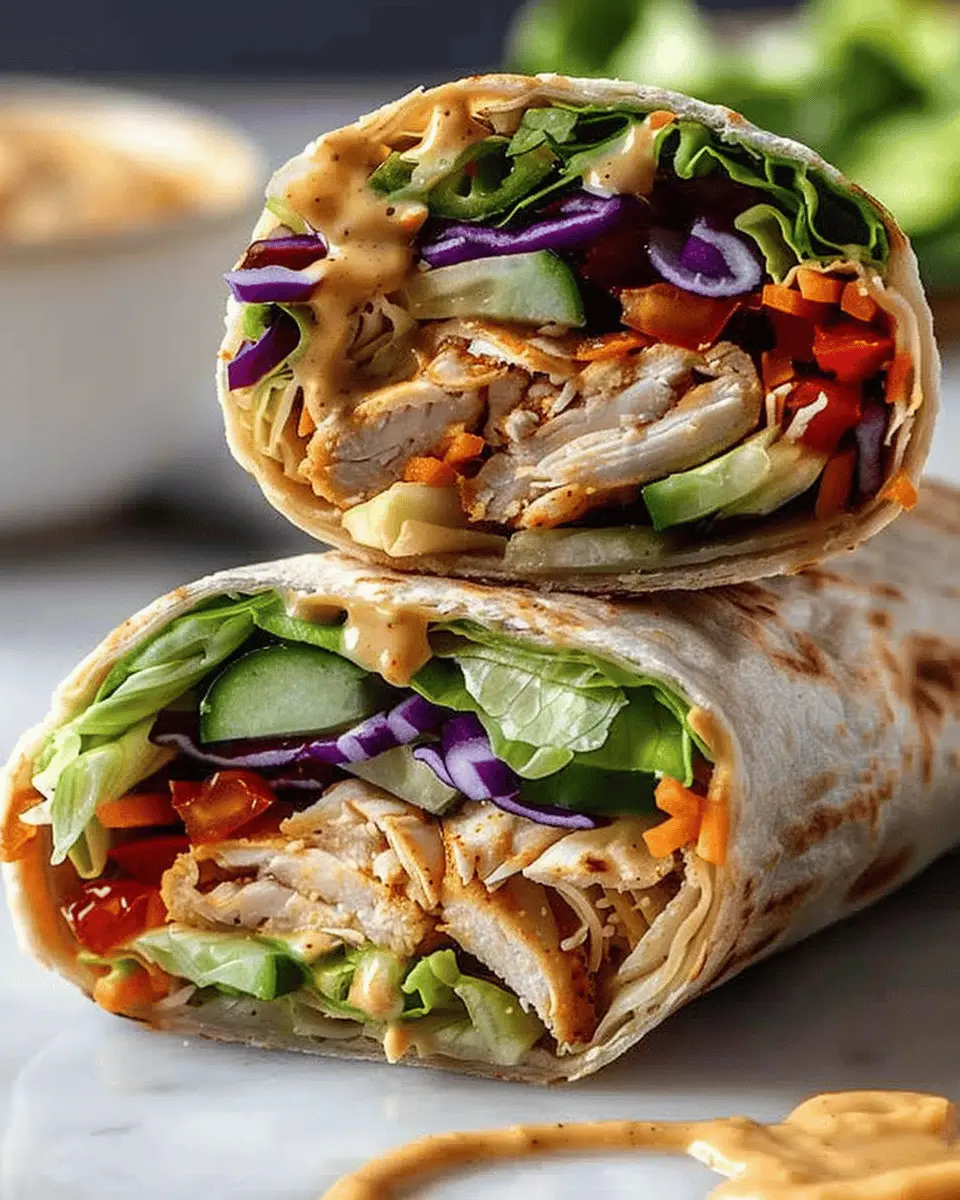 Thai Peanut Chicken Wraps: Easy, Flavorful Meal for Food Lovers