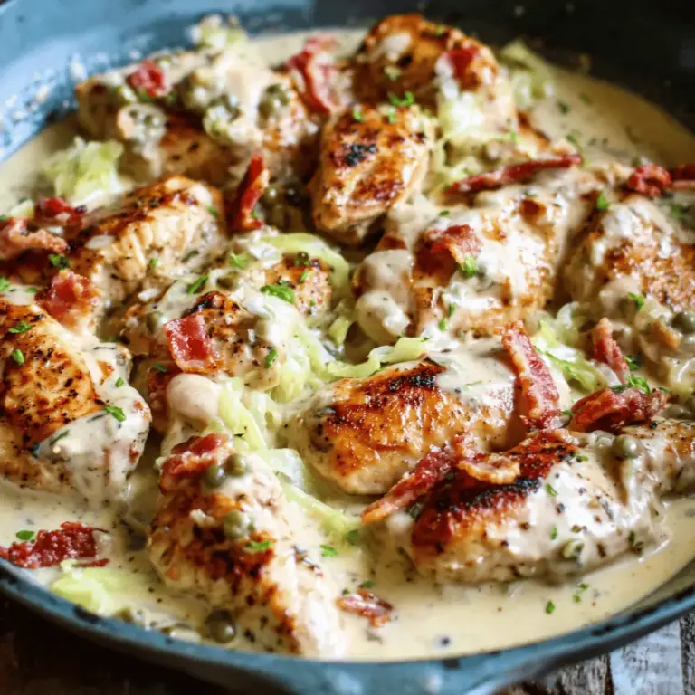Creamy Pepperoncini Chicken Skillet