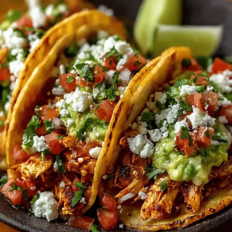 Easy Chicken Street Tacos Recipe