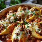 Beef Stuffed Shells Pasta