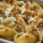 Chicken Alfredo Stuffed Shells