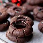 Chocolate Thumbprint Cookies