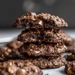 Dark Chocolate Oatmeal Cookies