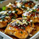 Hot Honey Feta Chicken Dish