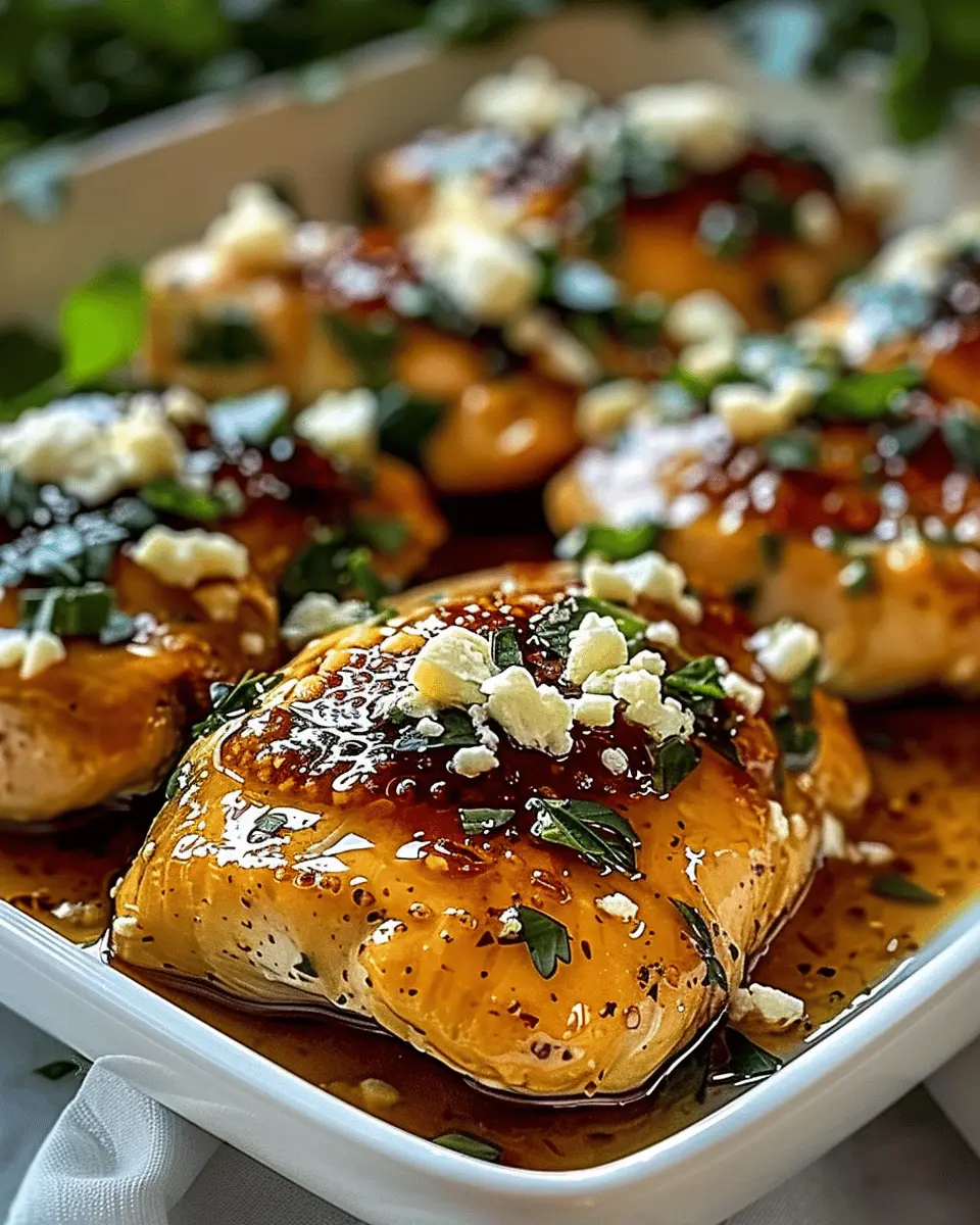 Hot Honey Feta Chicken Dish: Easy & Flavorful Weeknight Winner