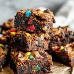 Monster Cookie Fudgy Brownies