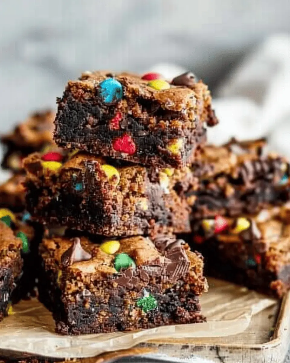 Monster Cookie Fudgy Brownies: The Best Indulgent Treat at Home