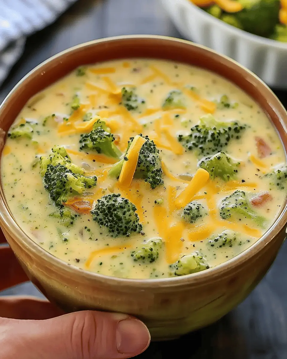 Panera Copycat Broccoli Cheddar Soup: Easy Instant Pot Recipe with Turkey Bacon