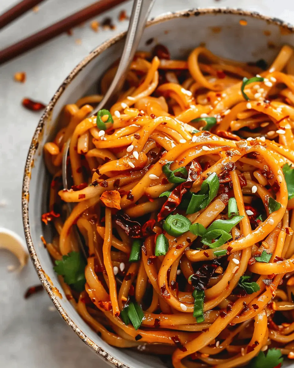 Spicy Chili Garlic Noodles: A Quick and Delicious Recipe