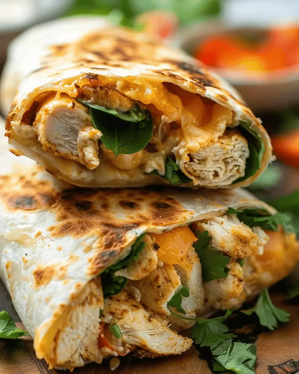 Cheesy Garlic Chicken Wraps: The Easy Indulgence You’ll Love