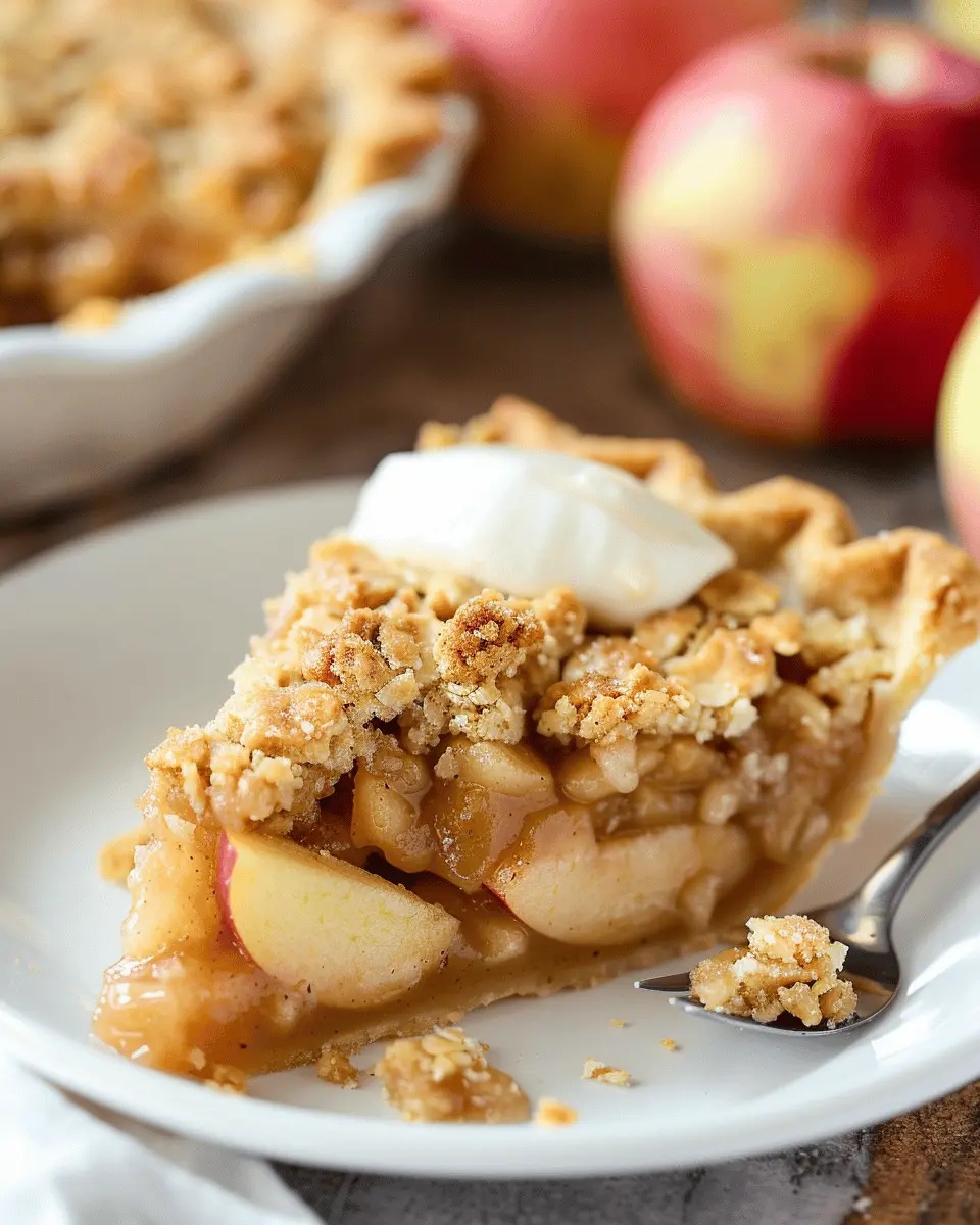 Apple Crumble Pie Recipe: Easy and Indulgent Comfort Dessert