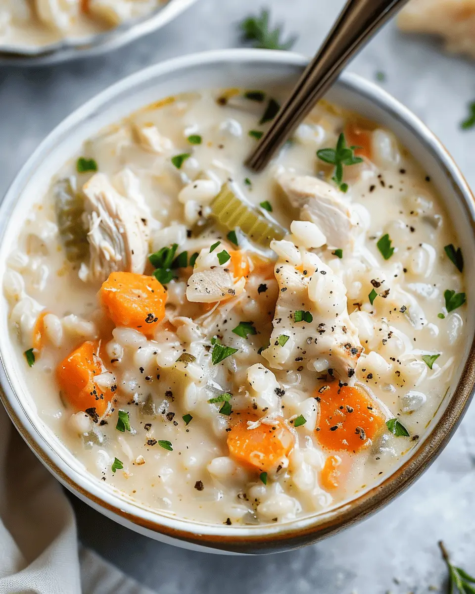 Creamy Chicken and Rice Soup: A Cozy Comfort Food Classic