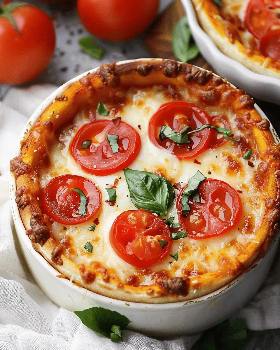 Cottage Cheese Pizza Bowl: Easy Comfort Food with Turkey Bacon