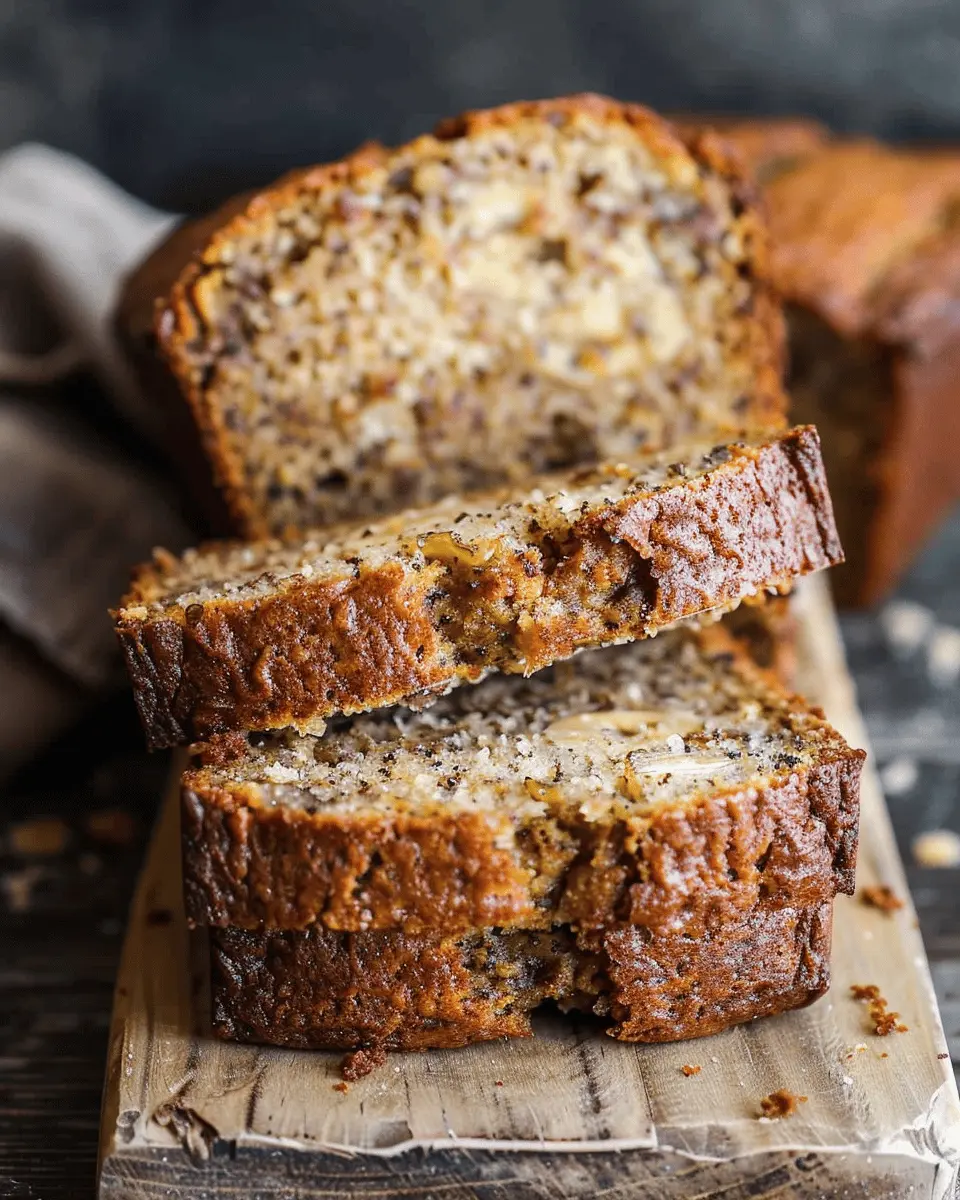 Super Moist Banana Bread Recipe
