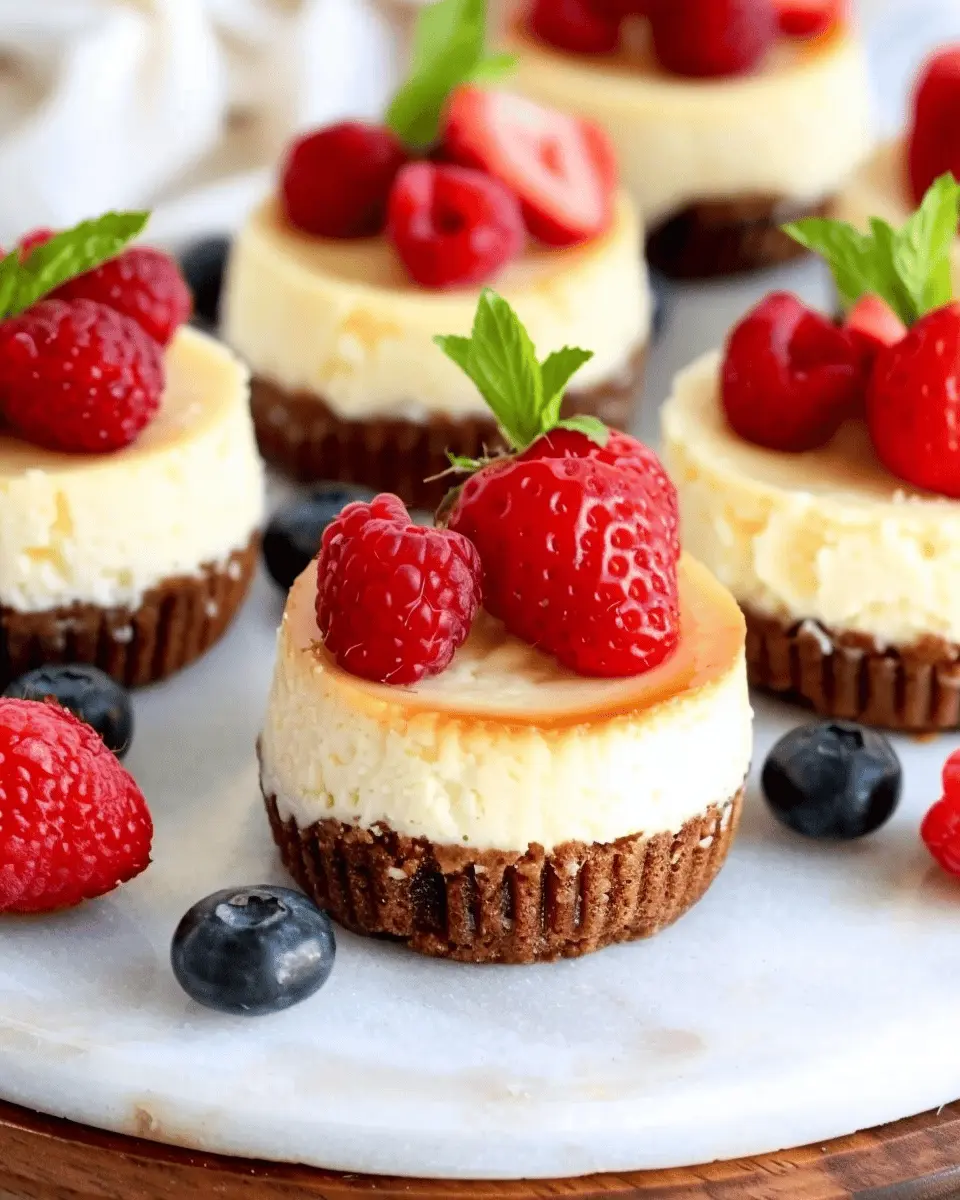 Gluten-Free Mini Cheesecakes: Indulgent Treats for Everyone