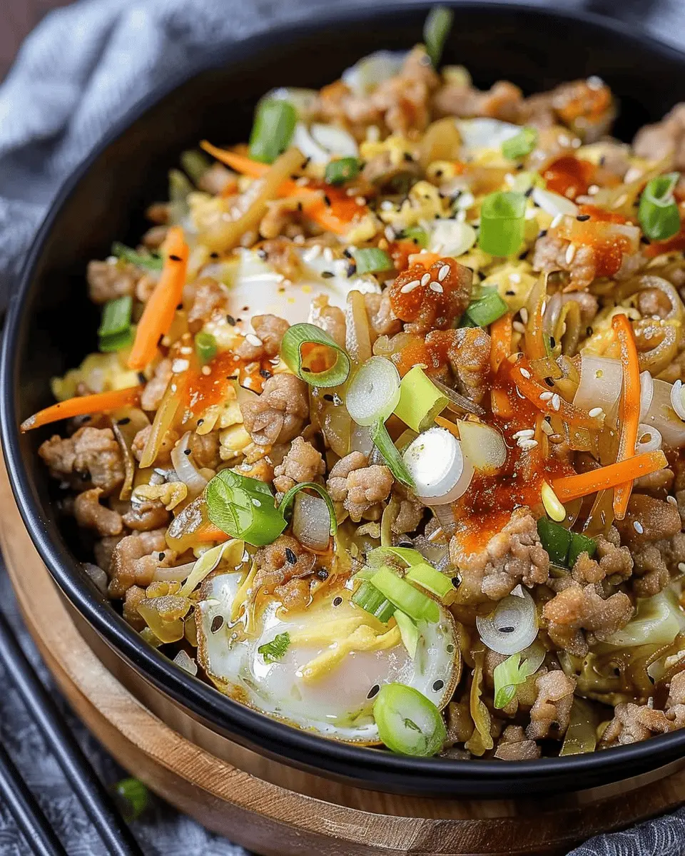 Egg Roll in a Bowl: Easy Recipe with Turkey Bacon and Beef