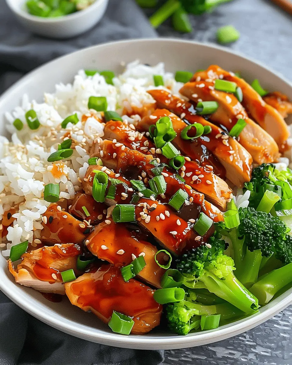 The Best Teriyaki Chicken Rice Bowl