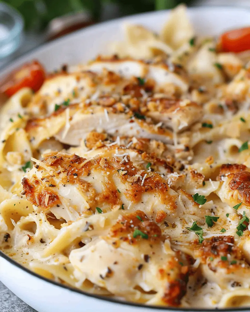 Chicken Garlic Parmesan Pasta