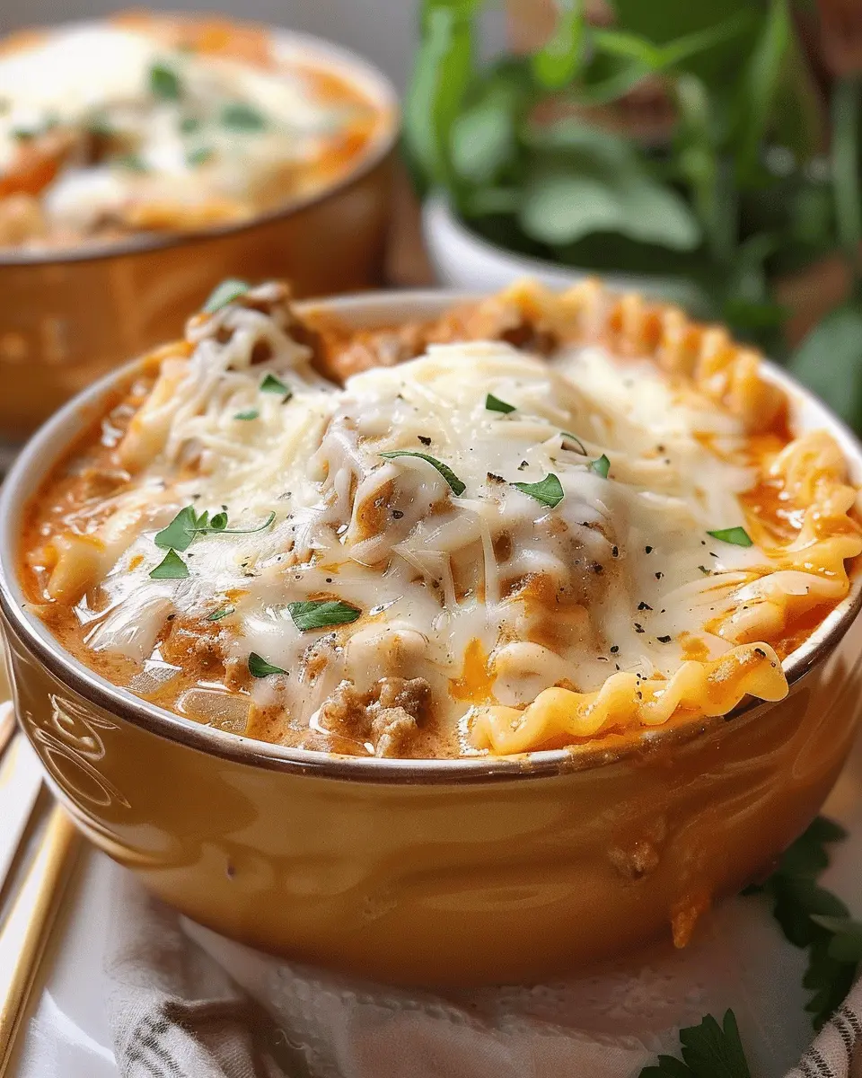Creamy Lasagna Soup