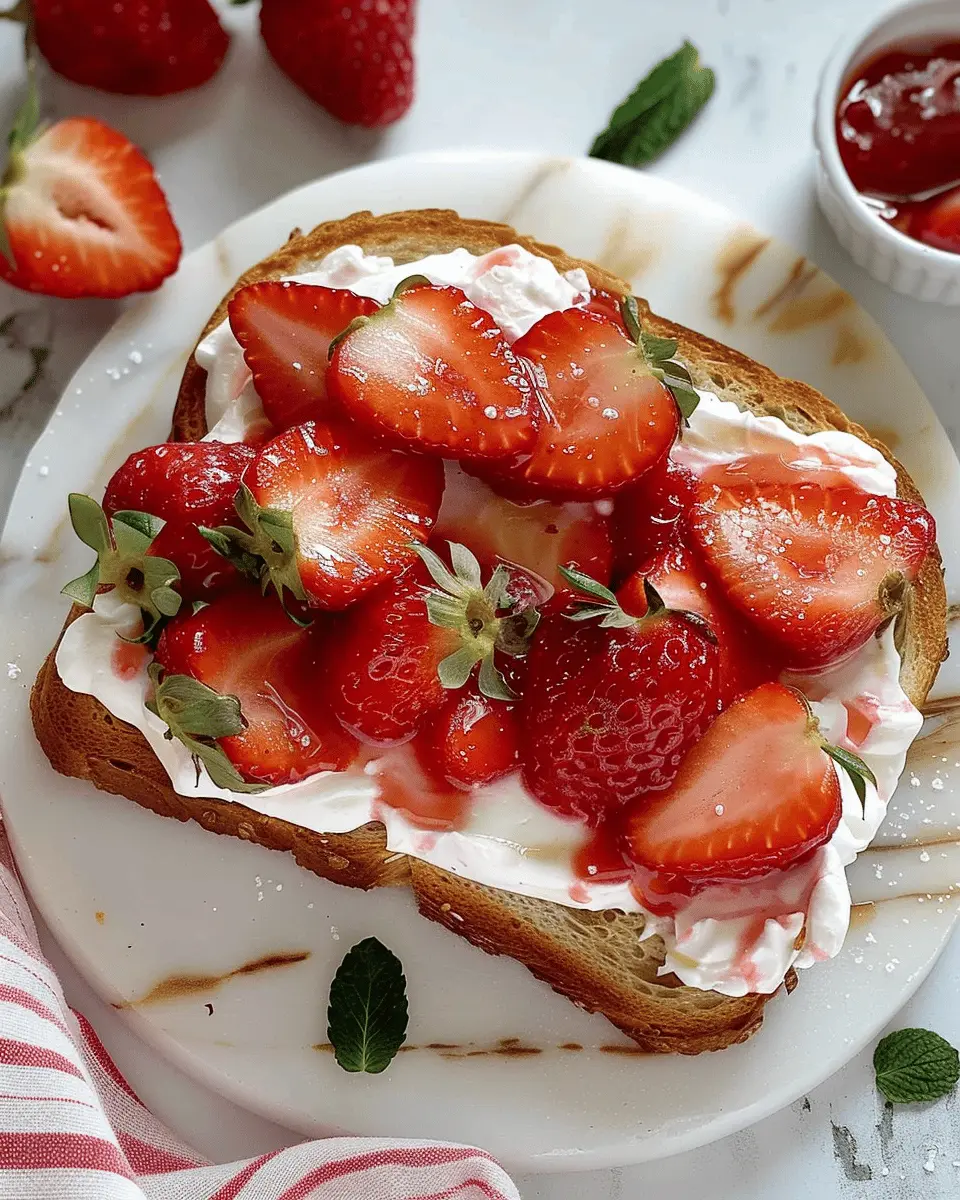 Strawberry Toast: Easy and Indulgent Recipe for Summer Mornings