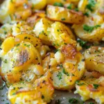 Smashed Potatoes with Garlic and Herbs