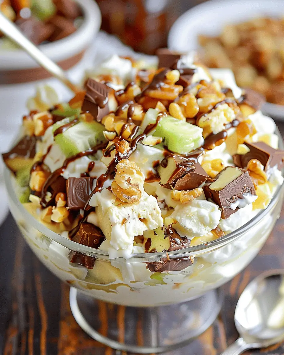 Snickers Salad: Easy Indulgence for Your Next BBQ Bash