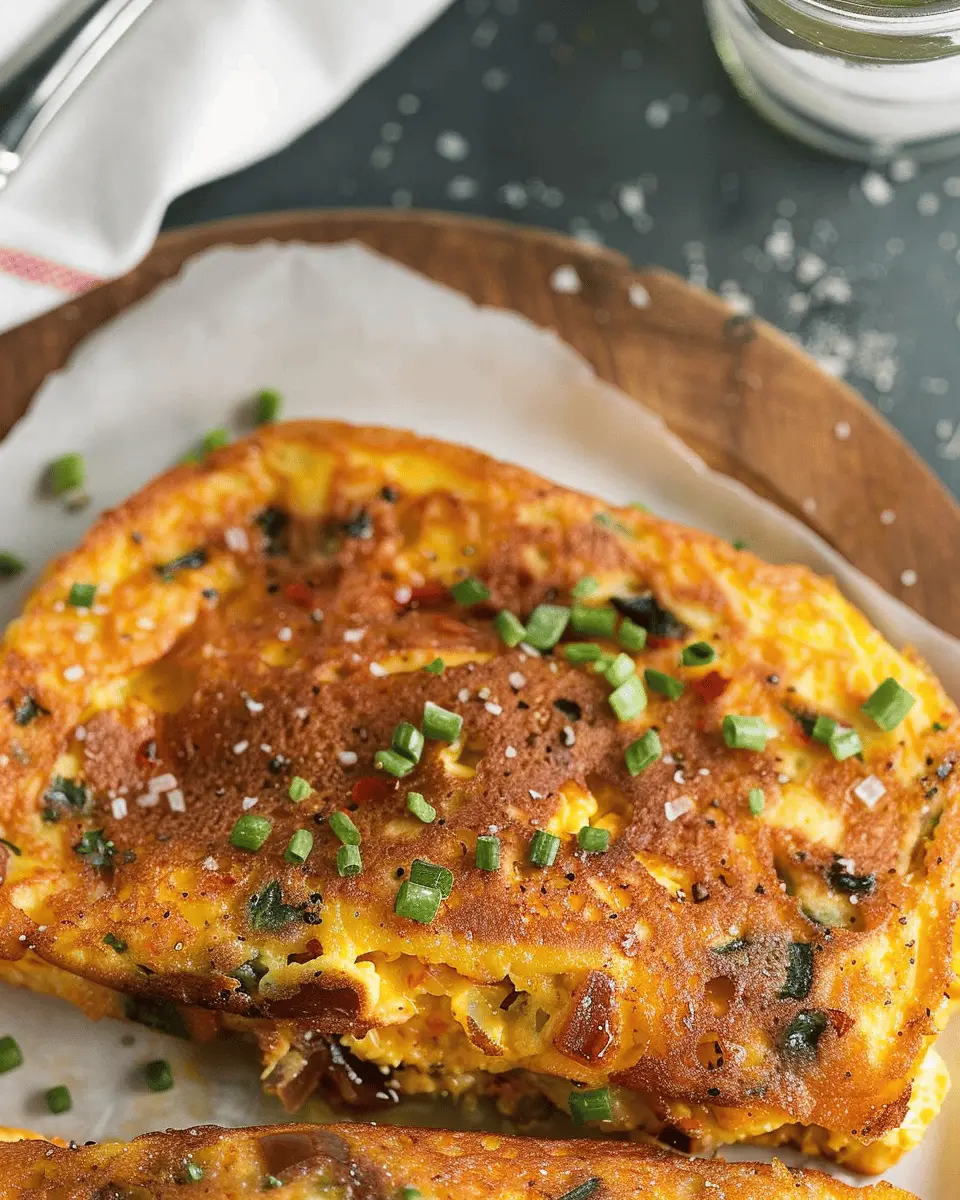 Omelet in a Hole: A Wholesome Twist with Turkey Bacon and Chicken Ham