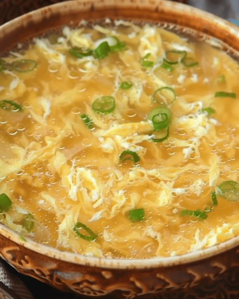 Egg Drop Soup: The Best Cozy Recipe with Turkey Bacon and Chicken Ham