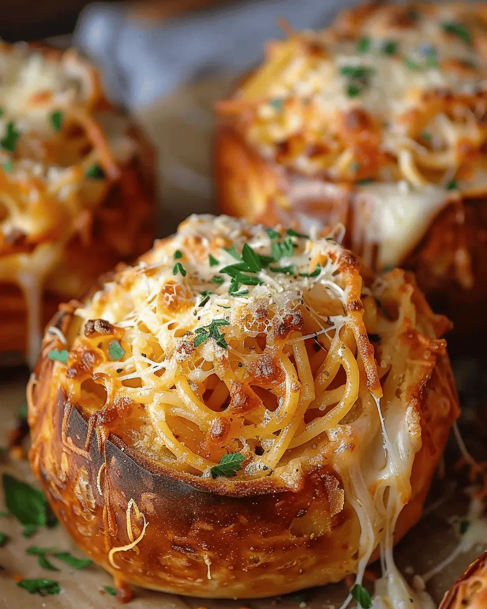 Spaghetti Garlic Bread Bowls: Indulgent Comfort Food Delight
