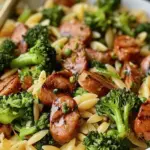 Chicken Sausage and Broccoli Orzo