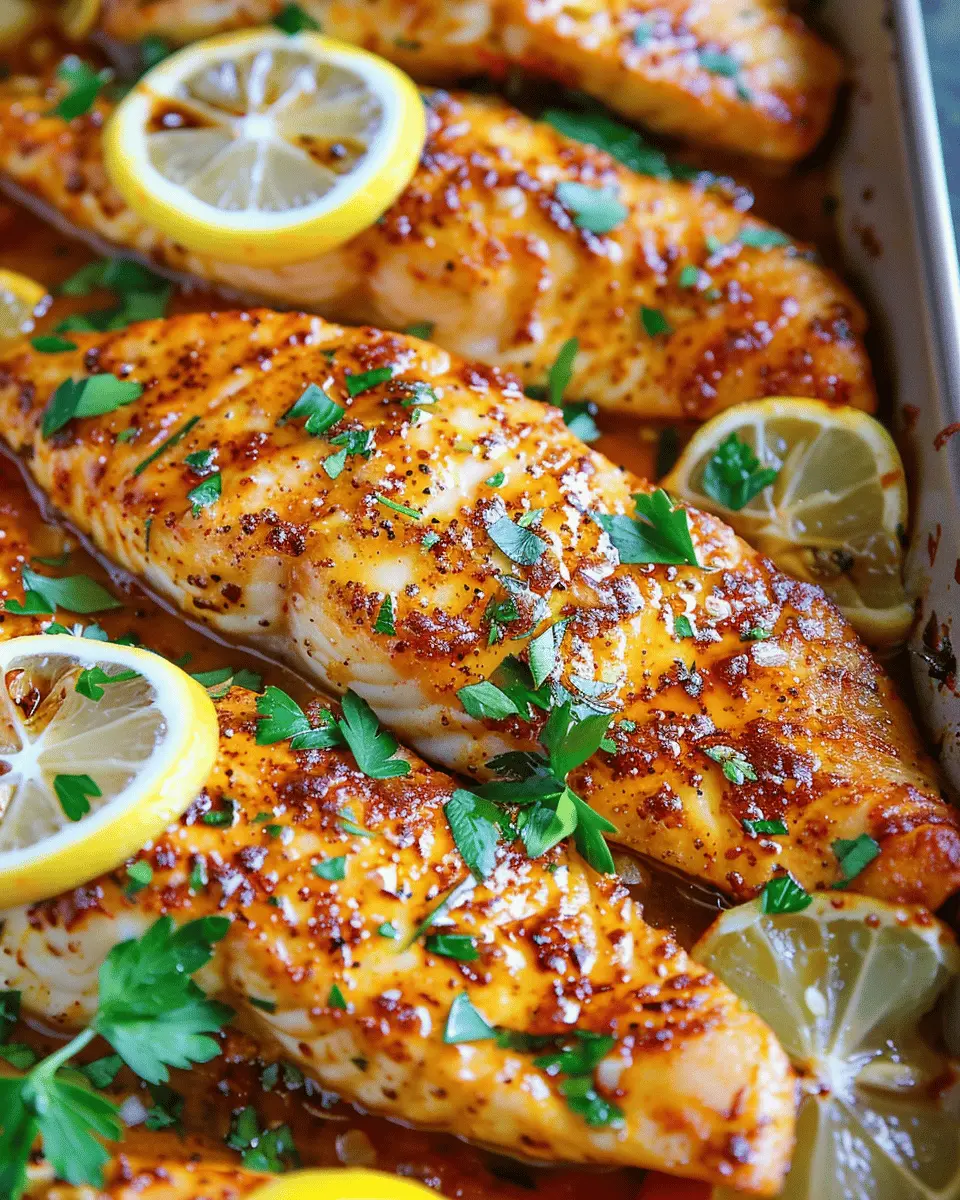 Spicy Lemon Garlic Baked Tilapia: A Simple, Flavorful Delight