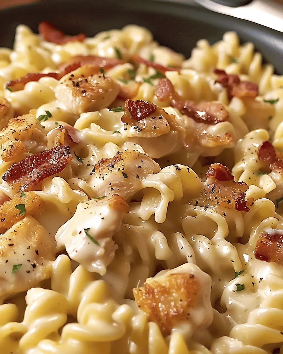 Chicken Bacon Ranch Pasta