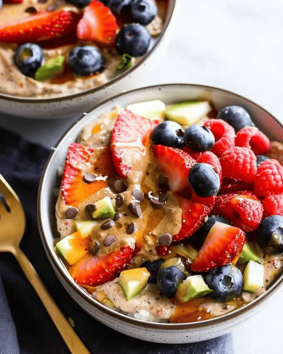 High Protein Meal Prep Pancake Bowls for Easy Weekend Mornings