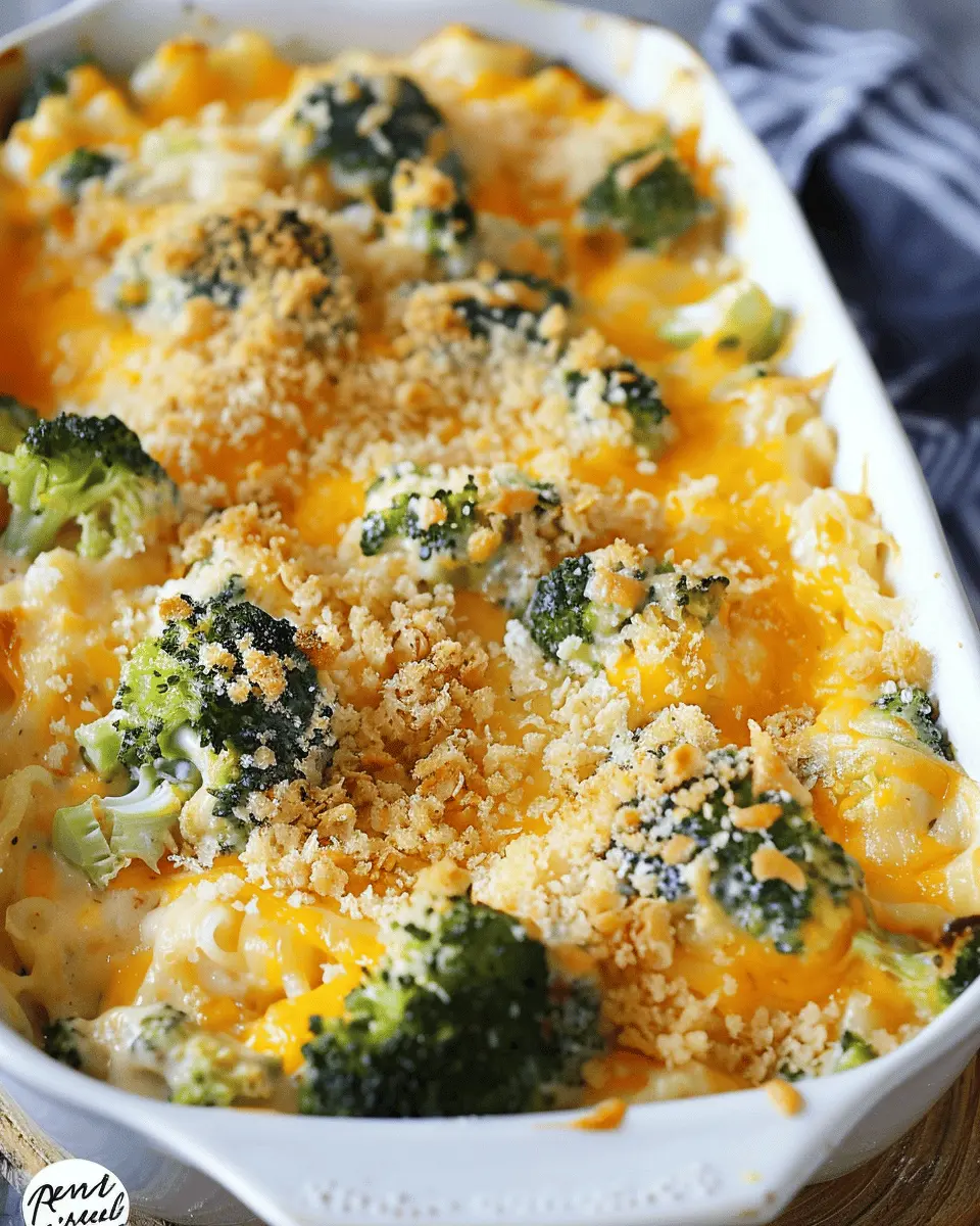 Broccoli Cheese Casserole: Easy Turkey Bacon & Chicken Ham Delight