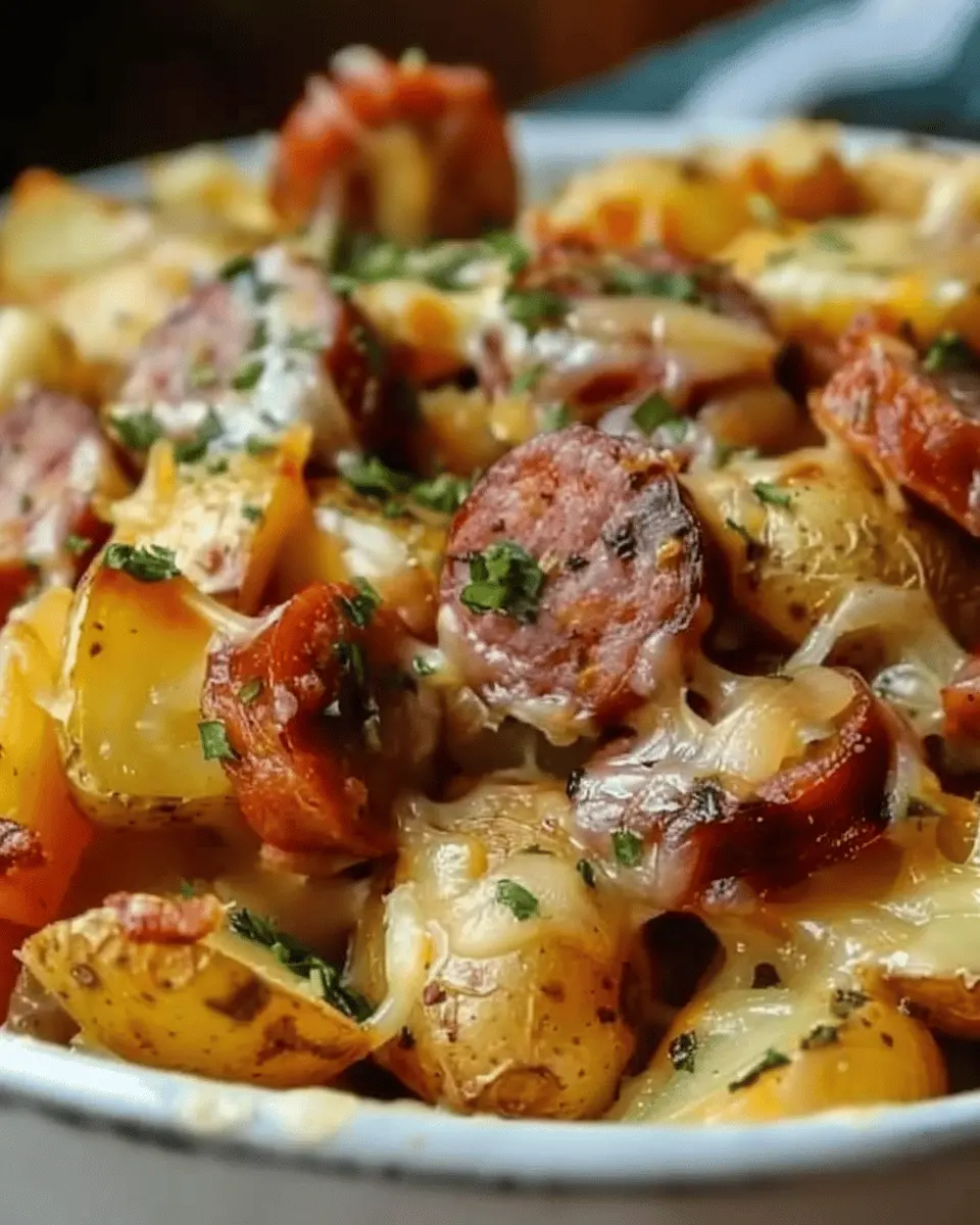 Cheesy Ranch Potatoes and Smoked Sausage: The Best Comfort Dish